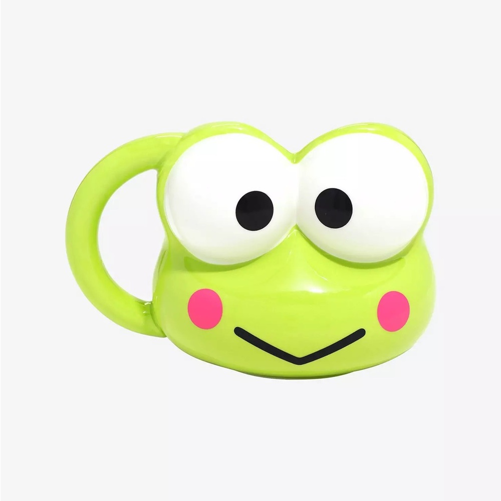 BoxLunch Sanrio Keroppi Figural Face Mug